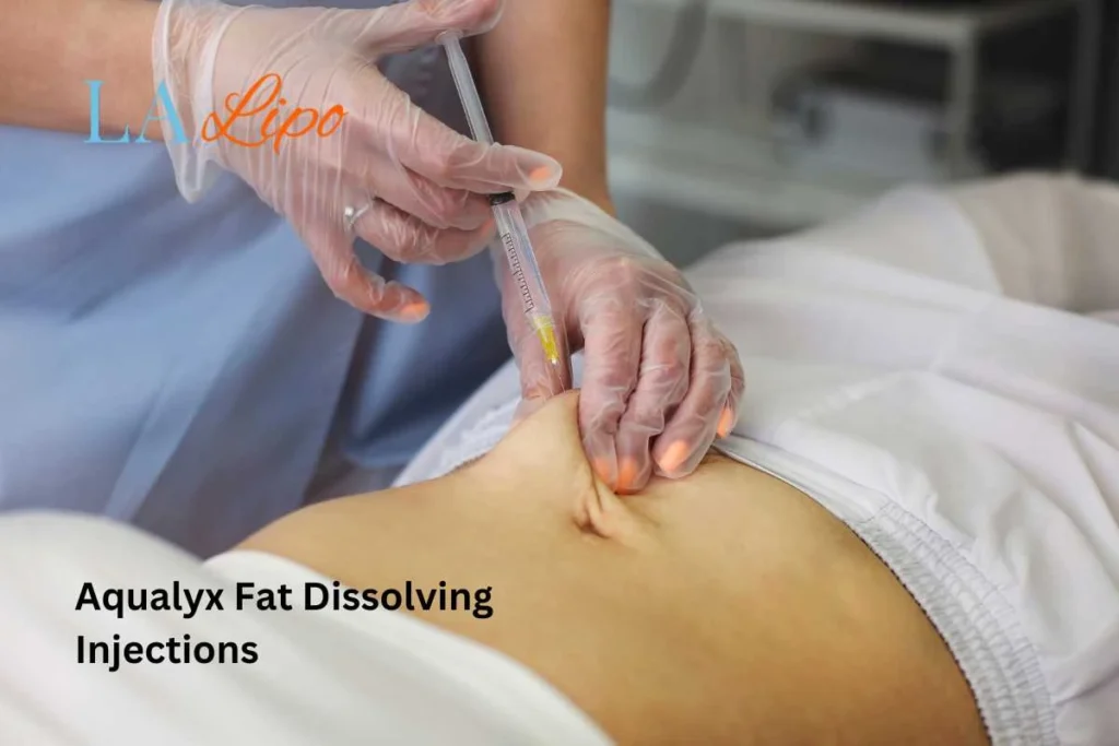woman having fat dissolving injections Godmanchester in the stomach
