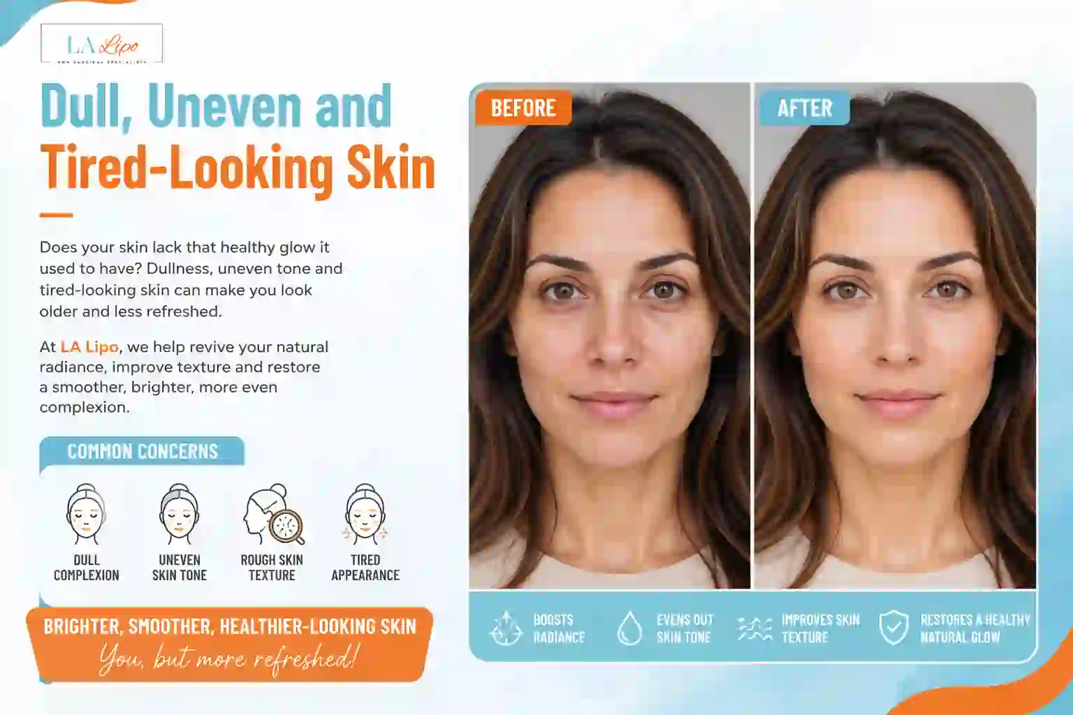 Sign #5: Dull, Uneven and Tired-Looking Skin Godmanchester